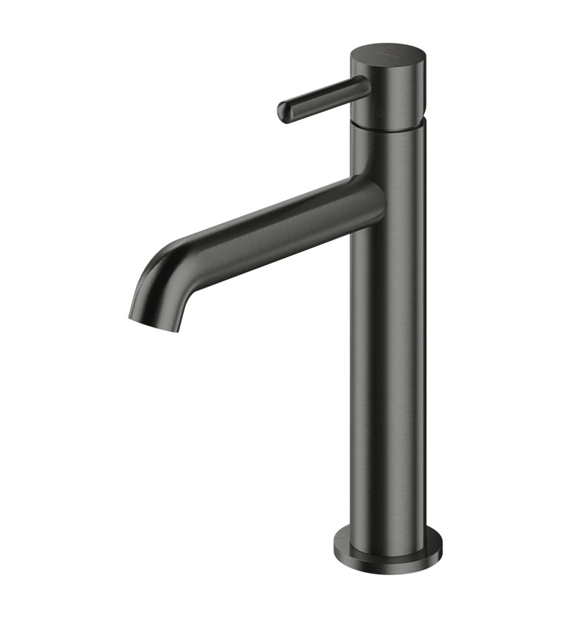 Omnires Y bateria umywalkowa stojąca średnio wysoka grafit Y1212CGR