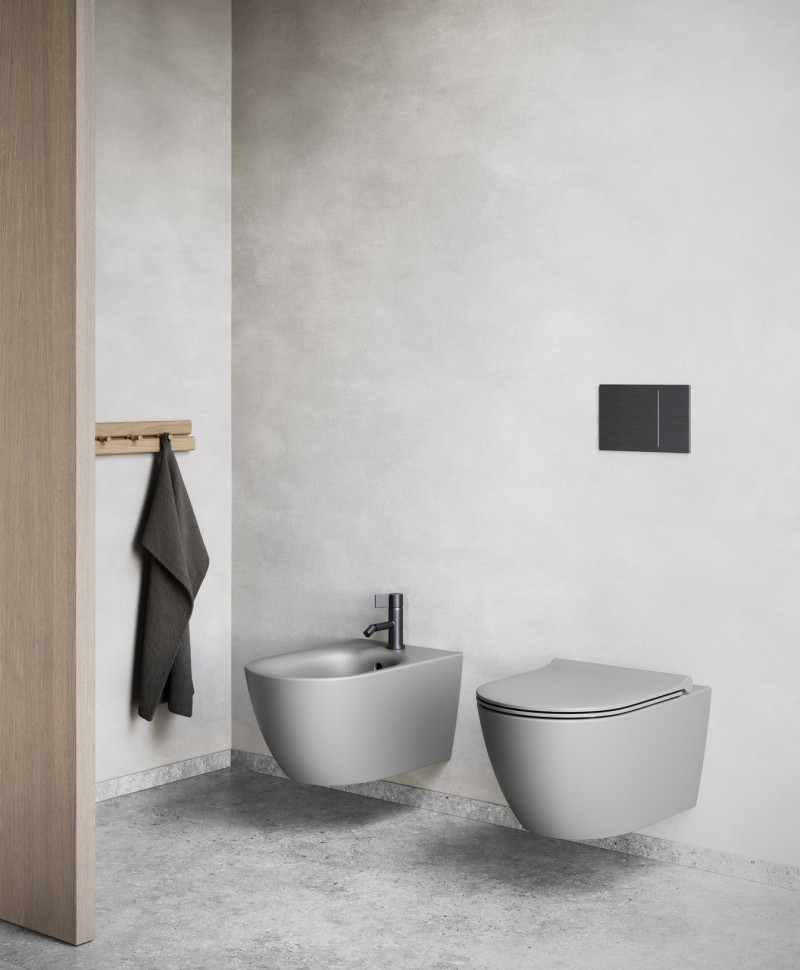 Catalano Sfera bidet wiszący 55x35 szary cemento matowy Cataglaze 0518551023