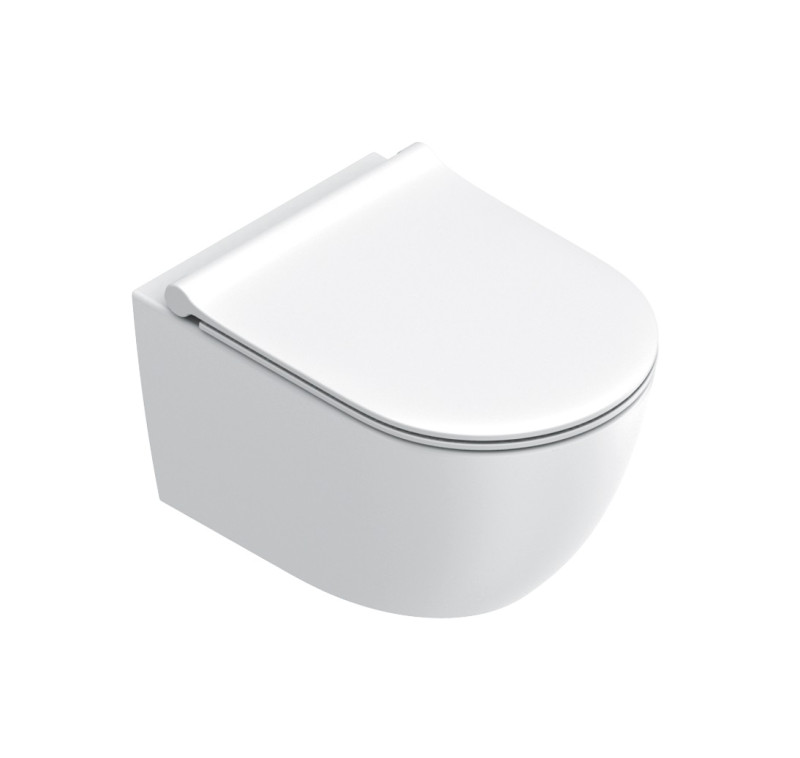 Catalano Sfera 50 Silentech muszla wisząca 50x35 biały matowy Cataglaze 0511500021