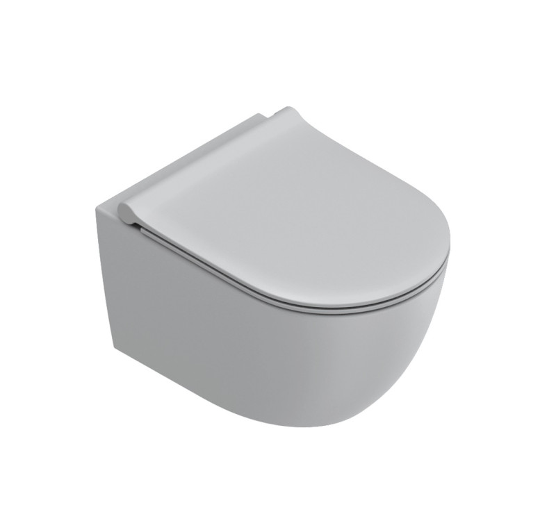 Catalano Sfera 50 Silentech muszla wisząca 50x35 szary satin cement Cataglaze 0511500023