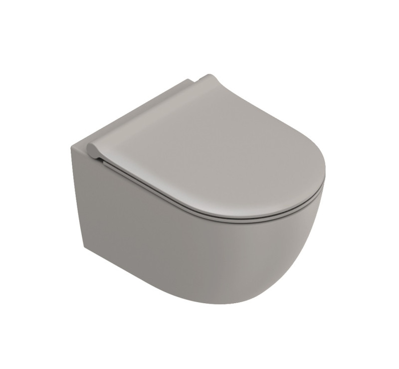 Catalano Sfera 50 Silentech muszla wisząca 50x35 satin tortora Cataglaze 0511500032