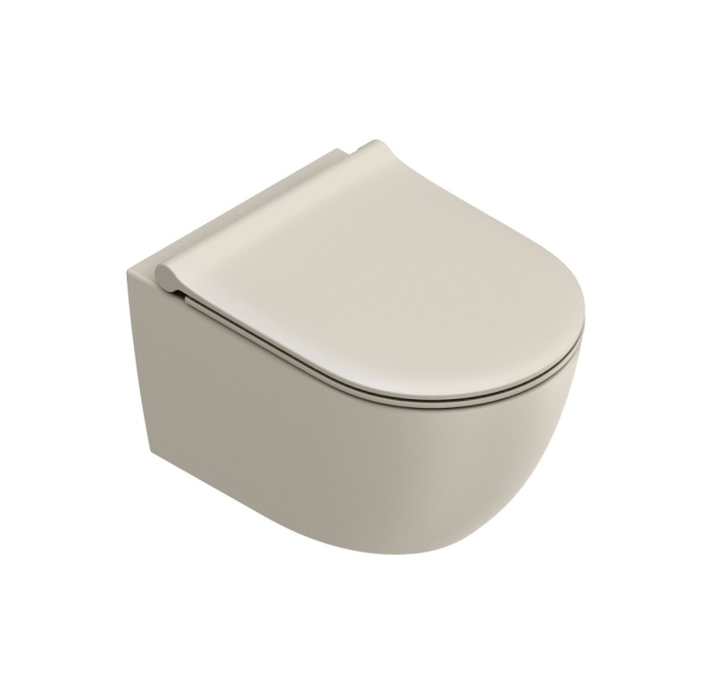 Catalano Sfera 50 Silentech muszla wisząca 50x35 satin sabbia Cataglaze 0511500029