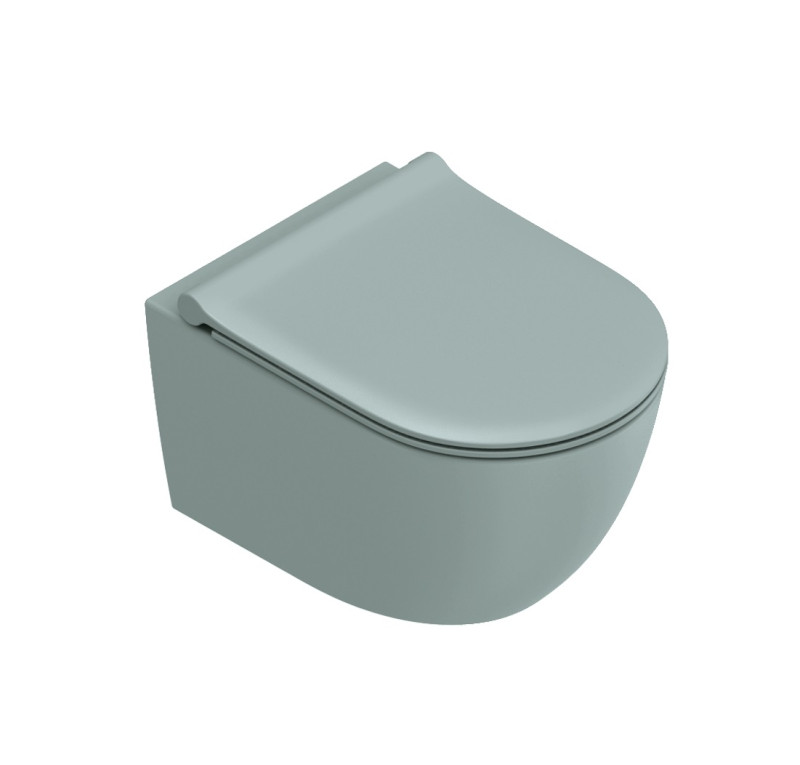 Catalano Sfera 50 Silentech muszla wisząca 50x35 satin acqua Cataglaze 0511500028