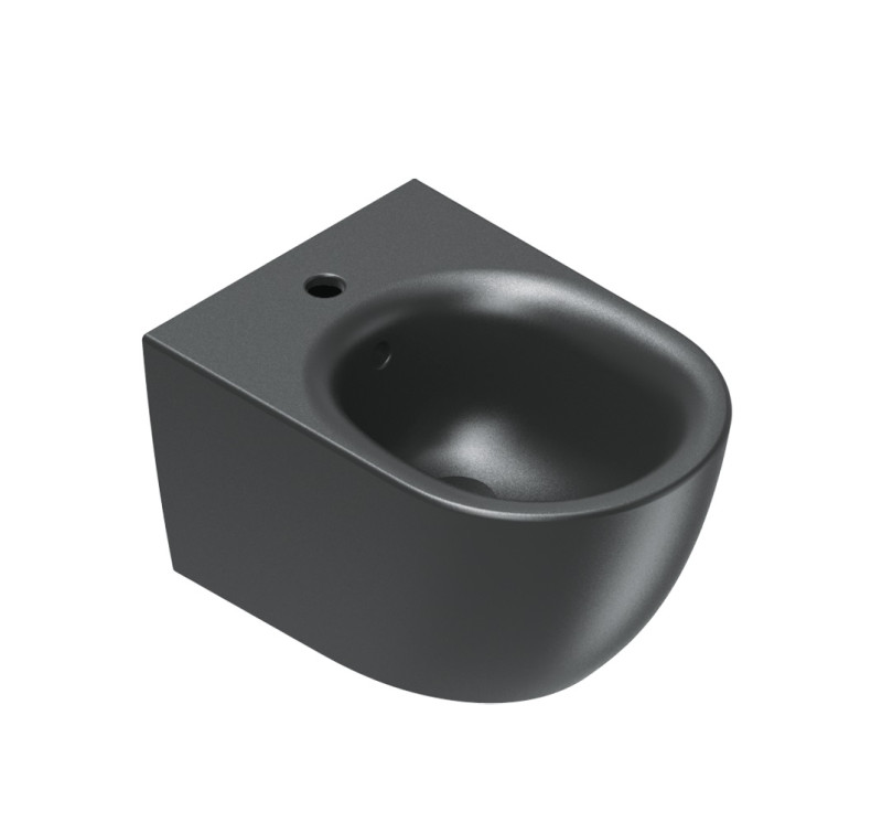 Catalano Sfera bidet wiszący 50x35 czarny satin nero Cataglaze 0518501022