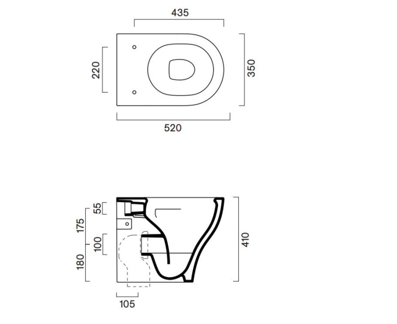 Catalano Sfera 52 Silentech muszla stojąca 52x35 biały Cataglaze 0512420001