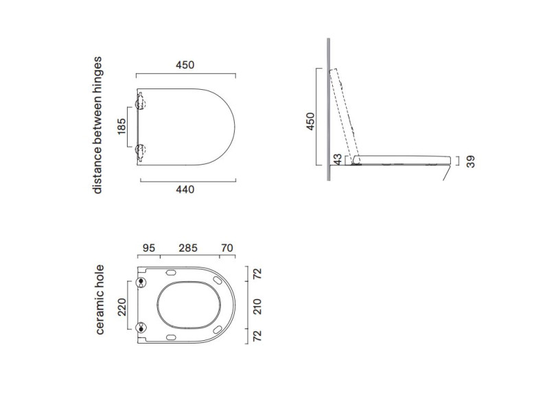 Catalano Sfera/Zero deska sedesowa wolnopadająca biały połysk 0551100001