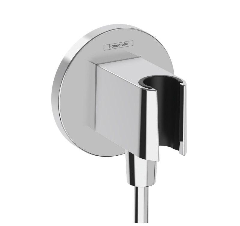 Hansgrohe FixFit S Przyłącze kątowe węża z uchwytem chrom połysk  26888000