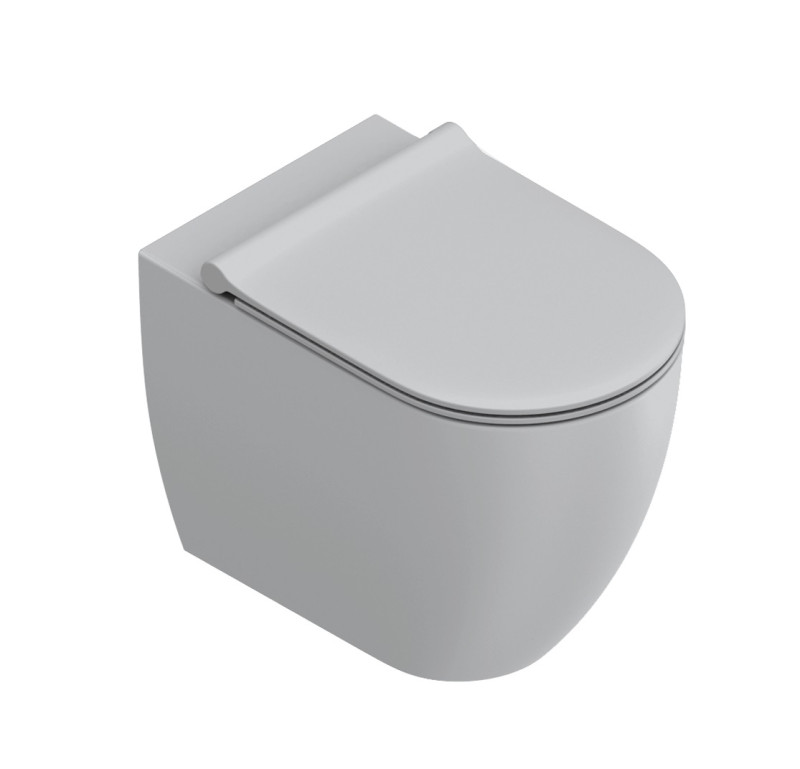 Catalano Sfera 55 Silentech muszla stojąca 55x35 szary cement matowy Cataglaze 0514550023