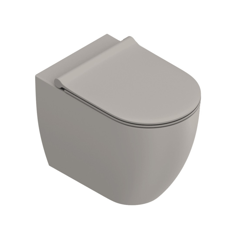 Catalano Sfera 55 Silentech muszla stojąca 55x35 satin tortora Cataglaze 0514550032