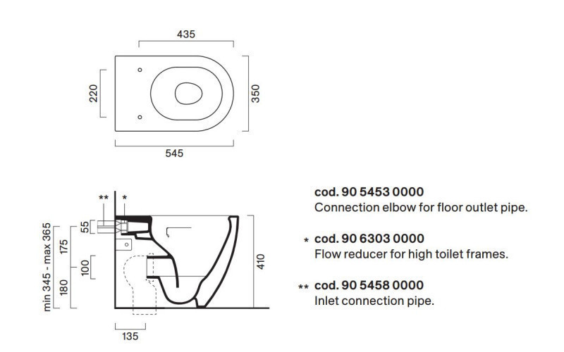Catalano Sfera 55 Silentech muszla stojąca 55x35 satin lino Cataglaze 0514550030