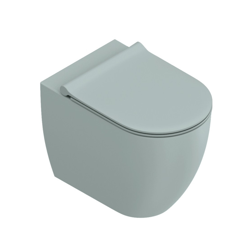 Catalano Sfera 55 Silentech muszla stojąca 55x35 satin acqua Cataglaze 0514550028