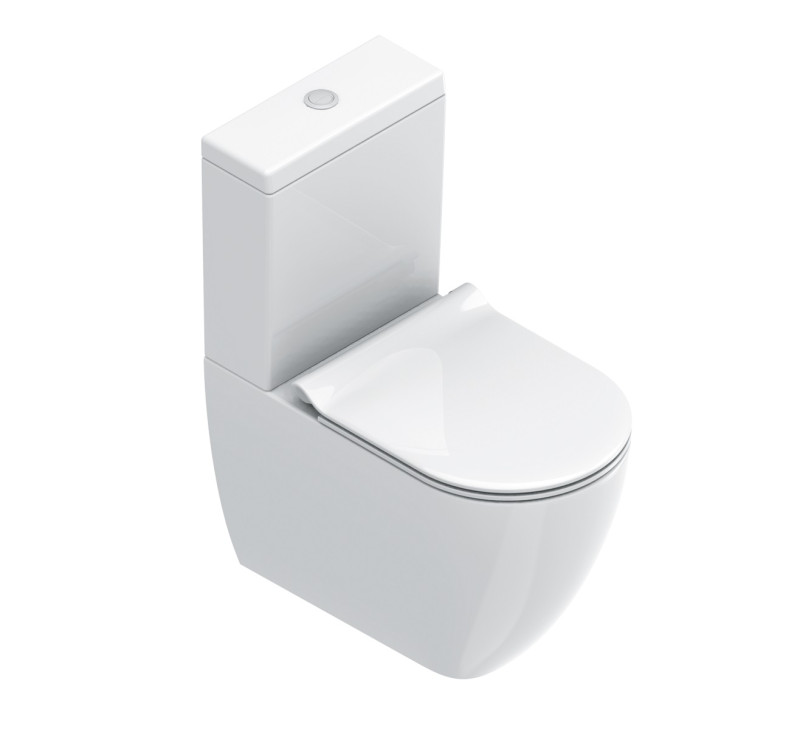 Catalano Sfera muszla kompaktowa biały połysk Catalglaze+ 0515630001