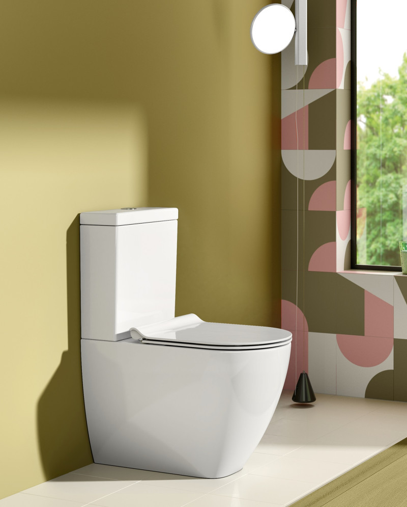 Catalano Sfera muszla kompaktowa biały połysk Catalglaze+ 0515630001