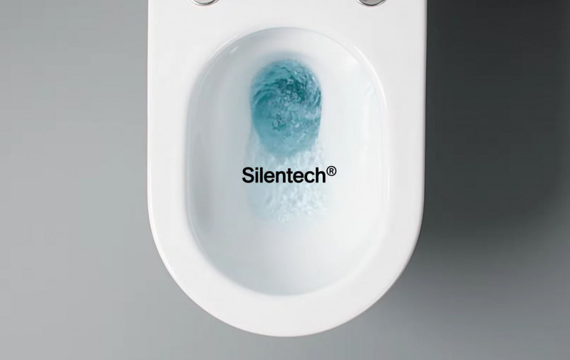 Catalano Zero 55 Silentech muszla WC stojąca BTW biały połysk Catalglaze+ 0114550001