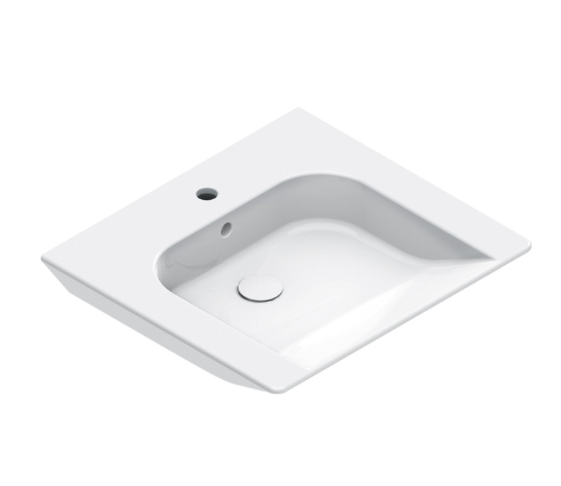 Catalano Comfort umywalka z otworem 60x55 biały połysk Cataglaze 0920601001