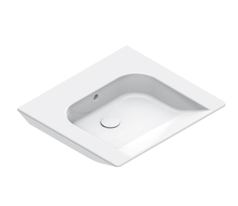 Catalano Comfort umywalka bez otworu 60x55 biały połysk Cataglaze 0920600001