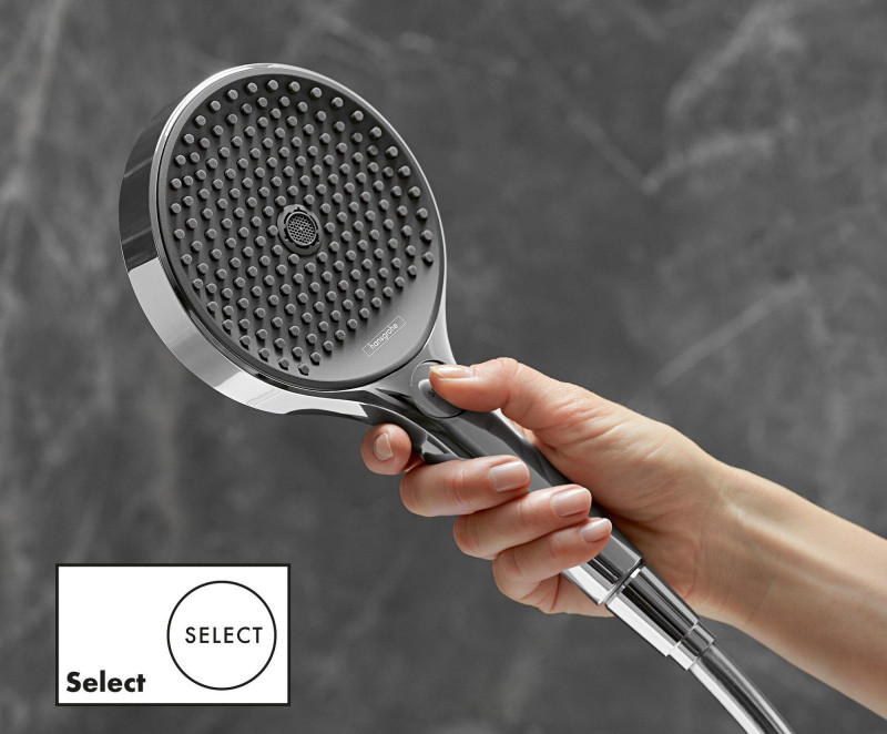 Hansgrohe Rainfinity zestaw prysznicowy 130 3jet EcoSmart z drążkiem S Puro 90 chrom połysk 28744000