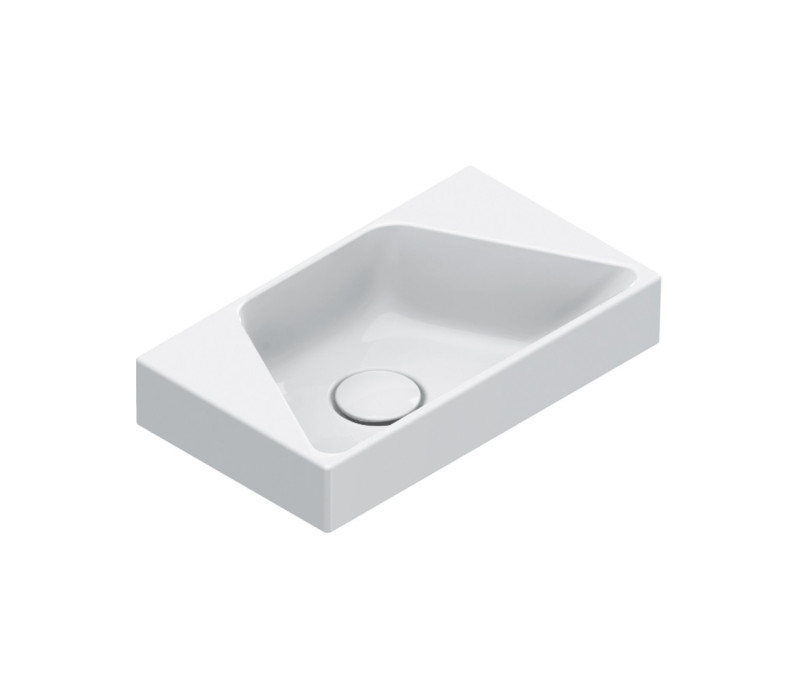 Catalano Comfort umywalka bez otworu 40x23 biały połysk Cataglaze 0920600001