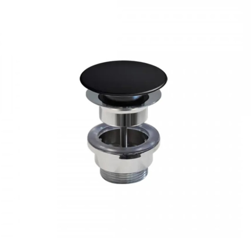 Catalano ceramiczny korek do umywalek bez przelewu czarny nero satinato 9050500022