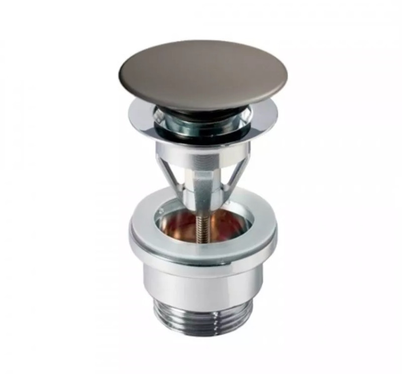 Catalano ceramiczny korek click-clack do umywalek z przelewem tortora satinato 9050300032