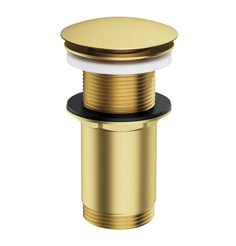 Omnires korek klik-klak do umywalki bez przelewu mosiądz szczotkowany A716BSB