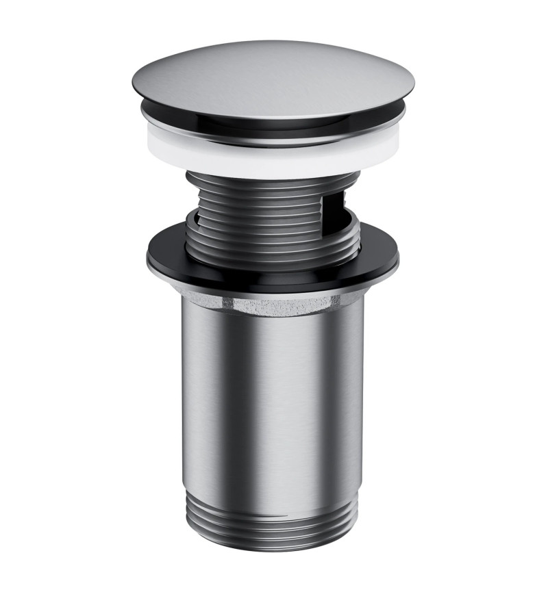 Omnires korek klik-klak do syfonu umywalkowego nikiel szczotkwany A706NI