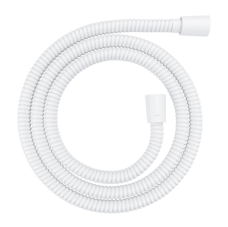 Omnires wąż prysznicowy w osłonie stalowej 150 cm biały matowy 023-XWM