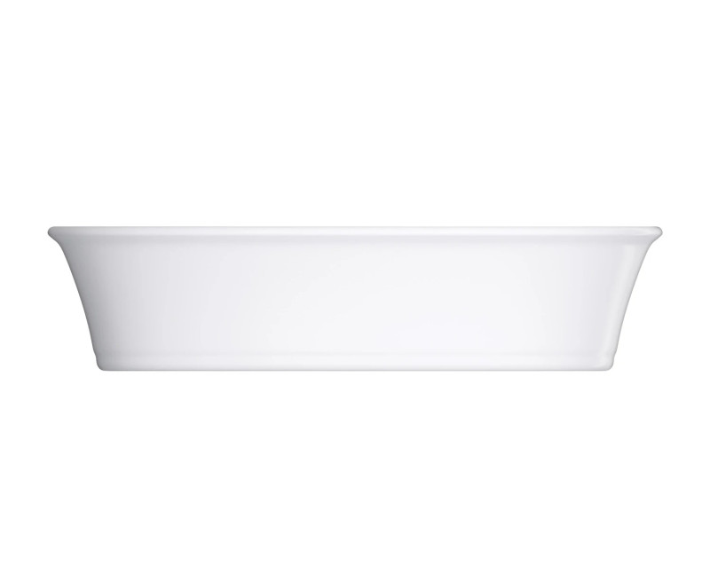 Omnires Marble+ Classica umywalka nablatowa 61x40 cm lany marmur biały mat CLASSICAUNBM