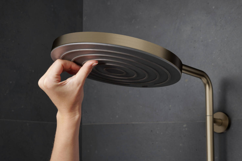 Hansgrohe Pulsify S Puro zestaw prysznicowy 260 1jet EcoSmart z Ecostat Fine i słuchawką 3jet brąz szczotkowany 24237140