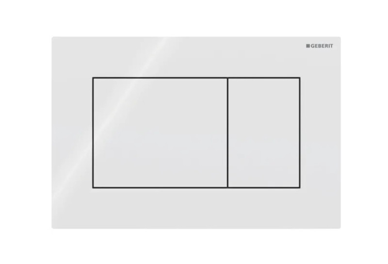 Geberit Sigma 01 przycisk prostokątny do stelaża WC UP320 biały 115.660.11.1