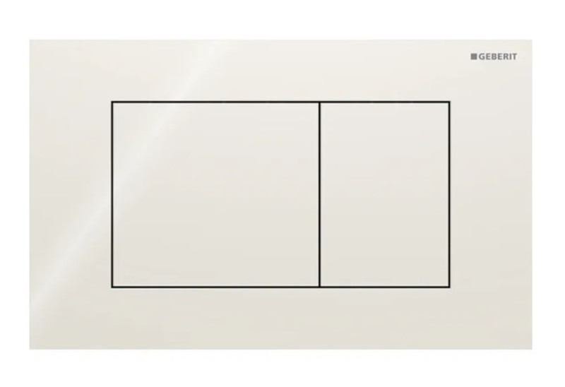 Geberit Sigma 40 przycisk prostokątny do stelaża szkło piaskowy szary 115.629.JL.1