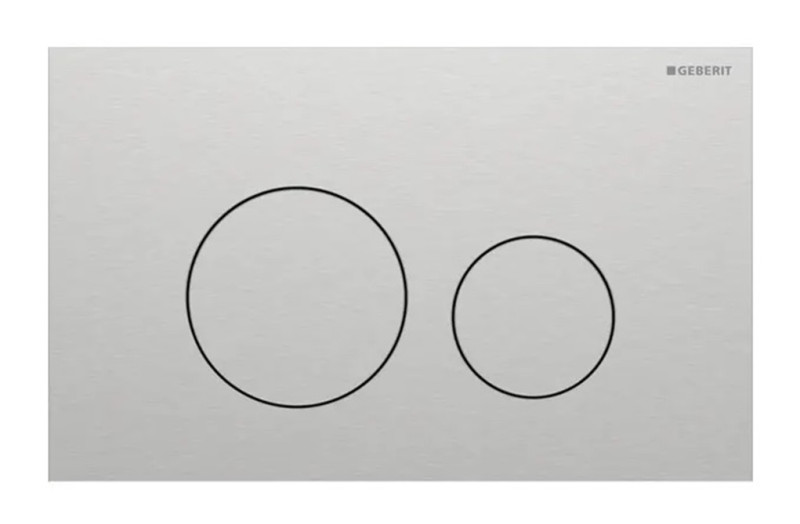 Geberit Sigma 40 przycisk okrągły do stelaża stal szczotkowana easy to clean 115.628.FW.1