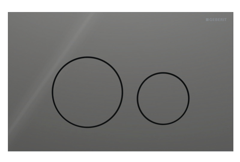 Geberit Sigma 40 przycisk okrągły do stelaża szkło lava 115.628.JK.1