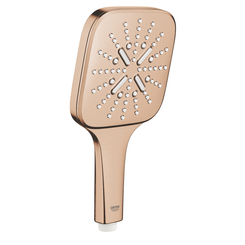 Grohe Grohtherm SmartControl termostatyczny zestaw podtynkowy z deszczownicą Rainshower SmartActive 310 Cube miedziany szczotkowany brushed warm sunset 34864DL0