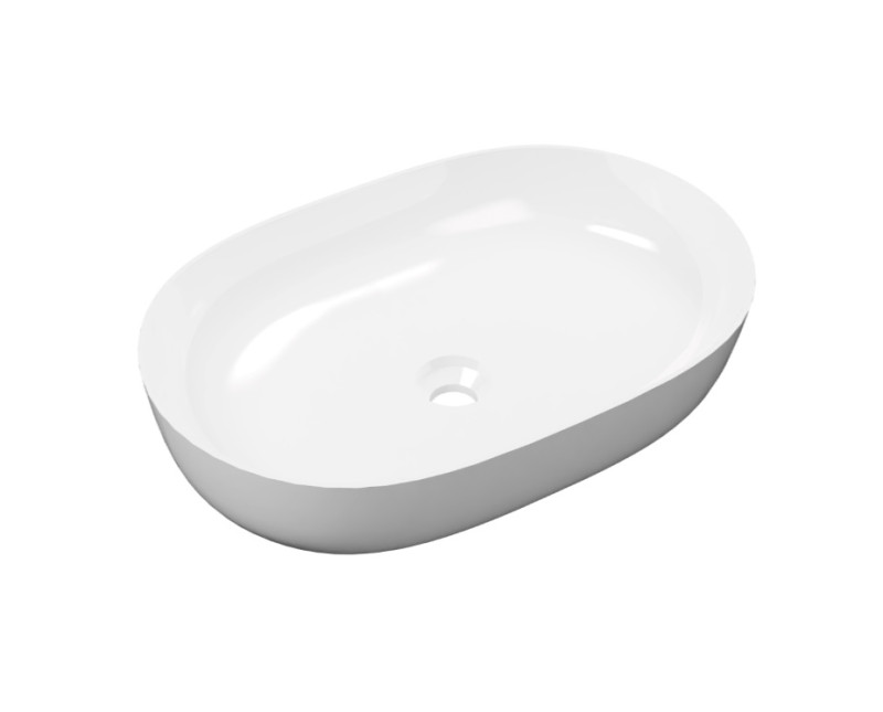 Excellent Jima umywalka nablatowa owalna 51x36 biały połysk CEAC.2001.510.WH
