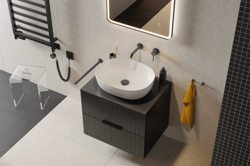 Excellent Jima umywalka nablatowa owalna 51x36 biały połysk CEAC.2001.510.WH