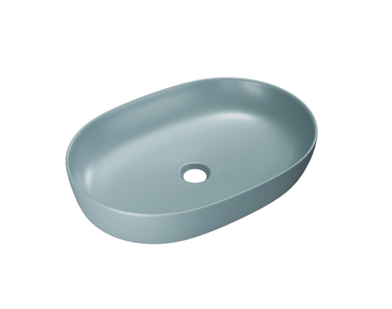 Excellent Jima umywalka nablatowa owalna 61x41 mint blue mat CEAC.2001.615.MBM