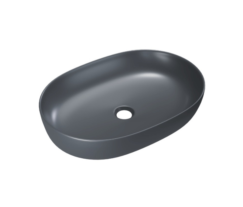 Excellent Jima umywalka nablatowa owalna 61x41 grafit mat CEAC.2001.615.GRM
