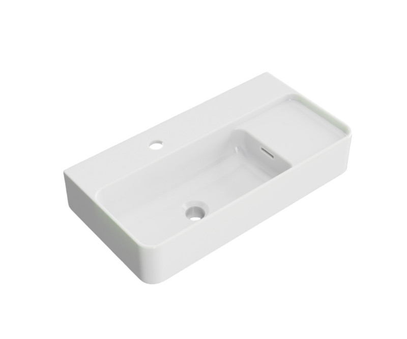 Excellent Ness umywalka wisząca/nablatowa 60x31 cm z otworem biały połysk CENL.3519.600.WH