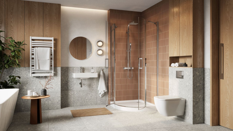 Excellent Ness umywalka wisząca/nablatowa 60x31 cm z otworem biały połysk CENL.3519.600.WH