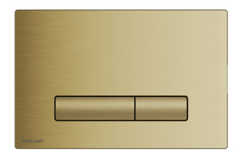 Excellent Aurro przycisk do stelaża wc Shiro 2.0 złoty szczotkowany INEX.AU230.150.GB