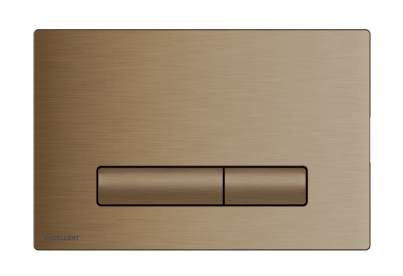 Excellent Aurro przycisk do stelaża wc Shiro 2.0 miedziany szczotkowany INEX.AU230.150.CB