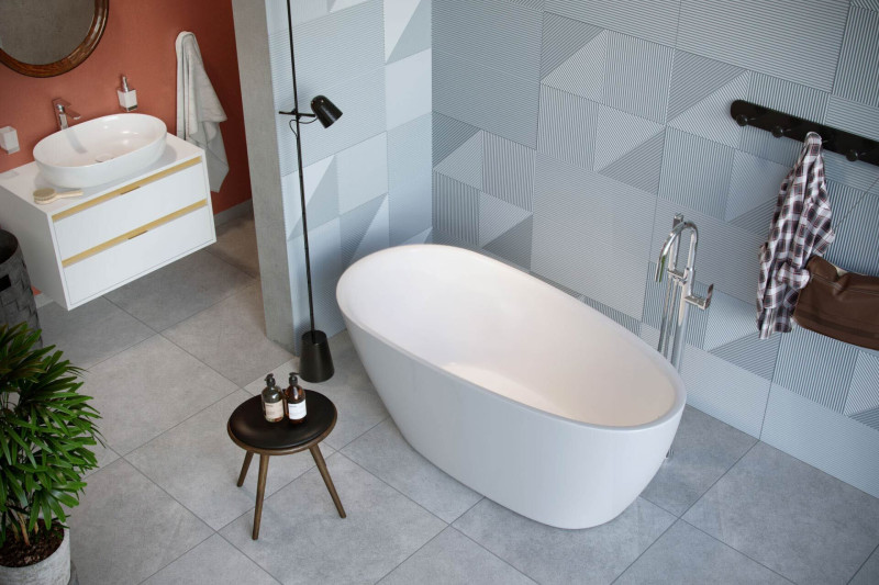 Excellent Olia 2.0 wanna wolnostojąca 160x75 akryl biały mat WAEX.OLI2.16WHM