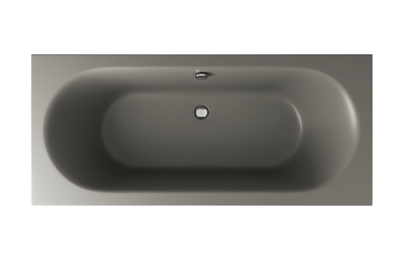 Excellent Oceana Slim wanna prostokątna 160x75 z nogami szary mat WAEX.OCE16GRMS