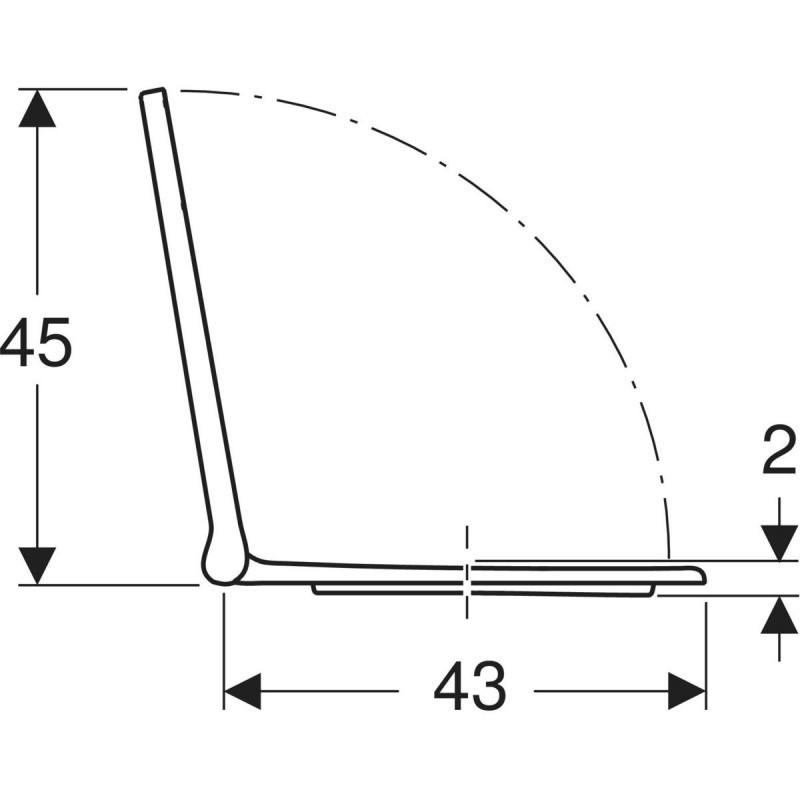 Geberit Acanto TurboFlush zestaw muszla wisząca Keratect + deska wolnoopadająca biały 502.774.00.8