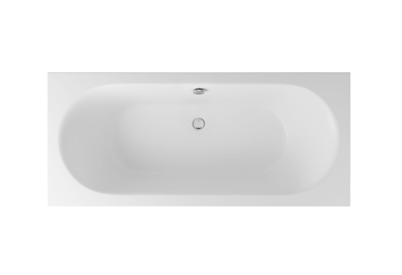 Excellent Oceana Slim wanna prostokątna 180x80 z nogami biały mat WAEX.OCE18WHMS