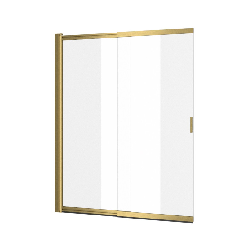 Excellent liner parawan wannowy 2-cześciowy rozsuwany L/P 63-110cm złoty szczotkowany KAEX.2950.1100.LP