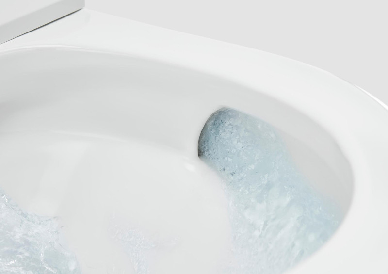 Roca Ona Rimless® Vortex muszla WC wisząca 53x36 cm + deska wolnoopadająca biały połysk A34668C000 + A801E12002