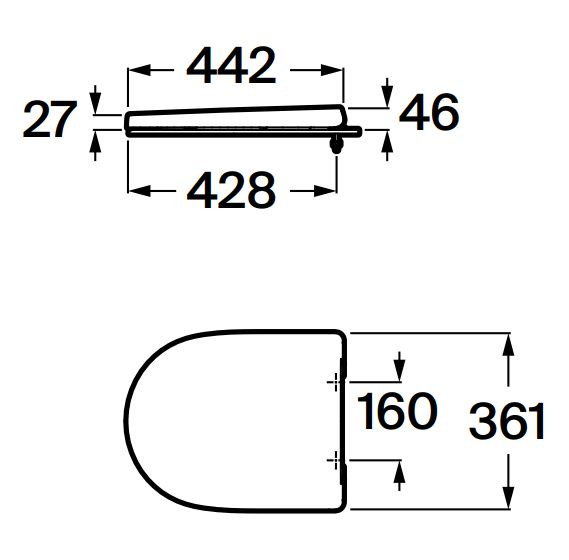 Roca Optica deska WC wolnoopadająca duroplast biały A801F72001