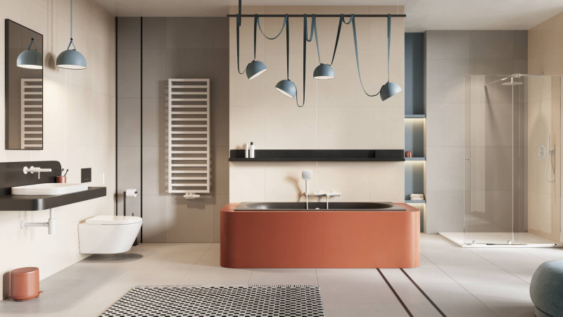 Excellent D54 syfon umywalkowy ozdobny biały mat INEX.2018WH